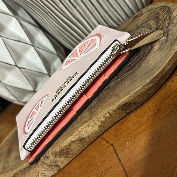 Kate Spade Novelty Tini Embellished Small Slim Bifold Wallet Spritz NWOT - Picture 6 of 16